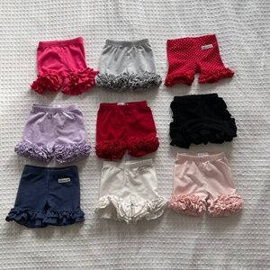 Little Fashionista Biker Short - Size 12M - 9 Pairs